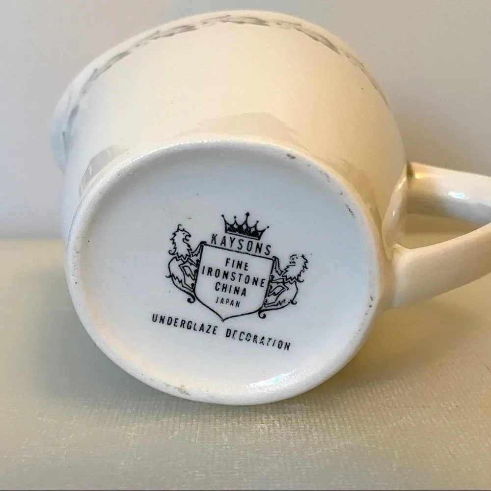Kaysons MCM Leaf Creamer Ironstone China